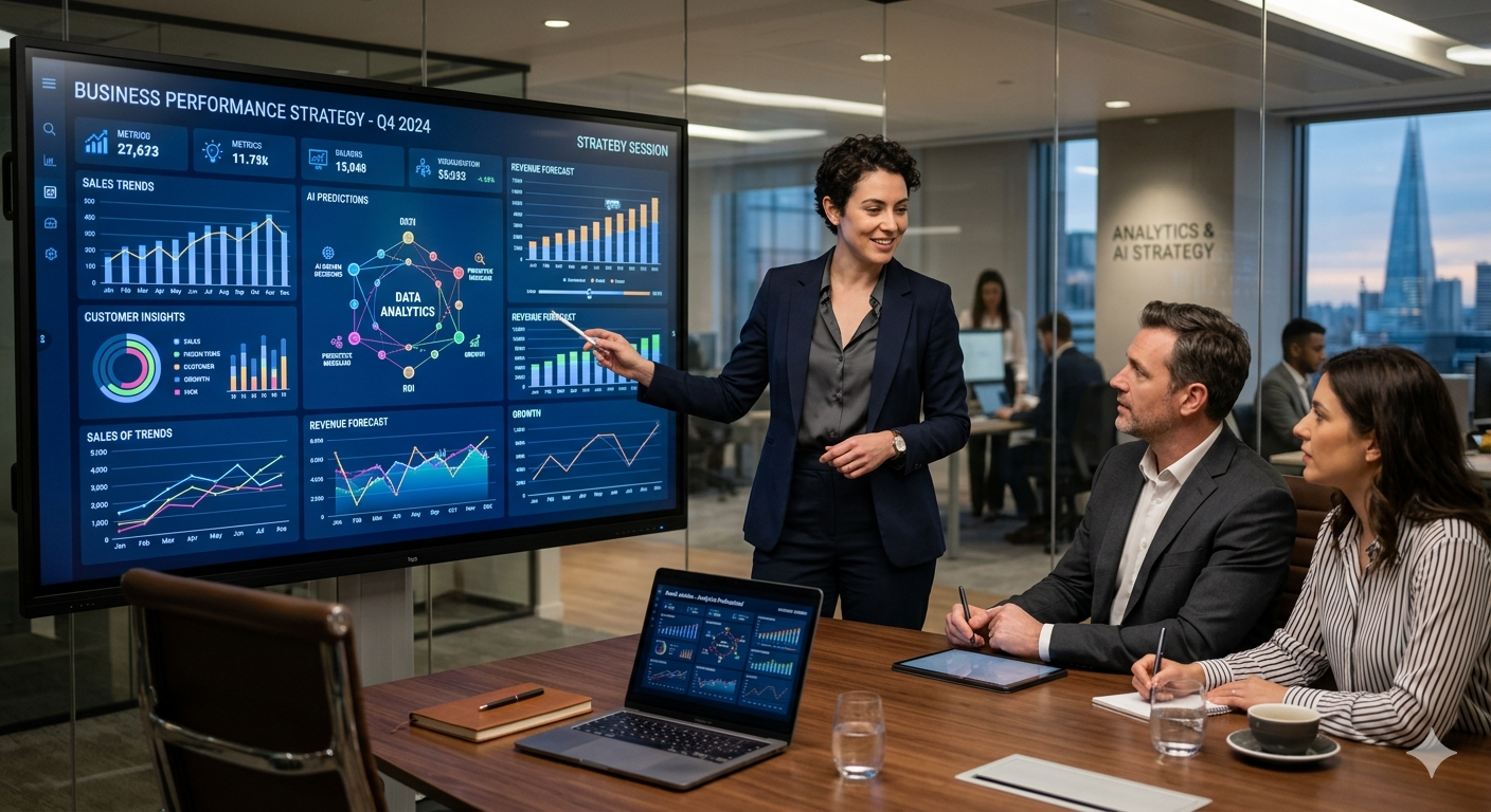 Business analytics and data analysis professional training environment