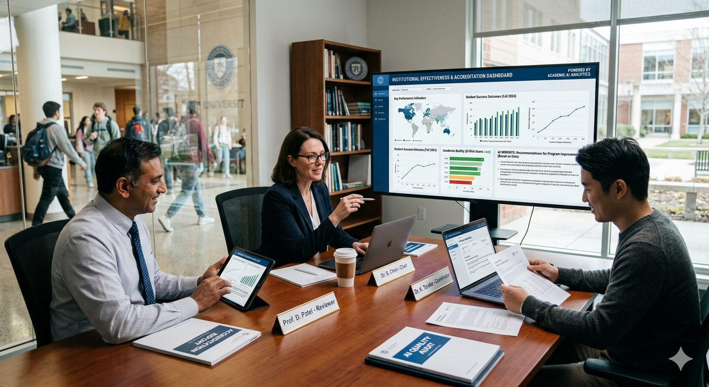 AI in academic quality assurance and accreditation training environment